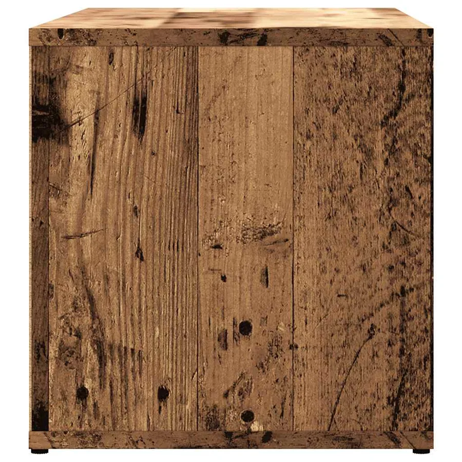 Meuble TV vieux bois 80x34x35,5 cm bois d'ingénierie - 5