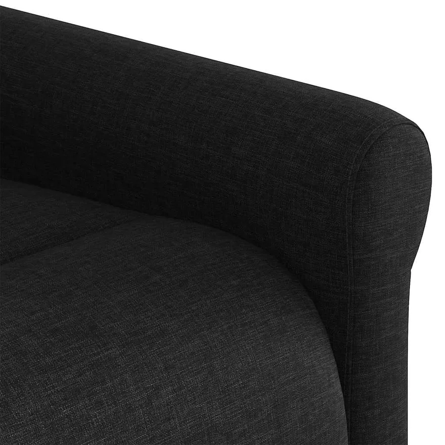 Fauteuil inclinable électrique Noir Tissu - 12