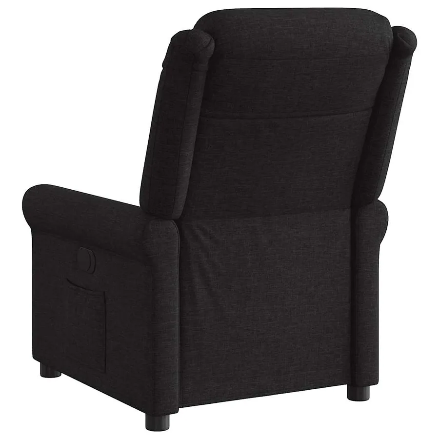 Fauteuil inclinable électrique Noir Tissu - 7