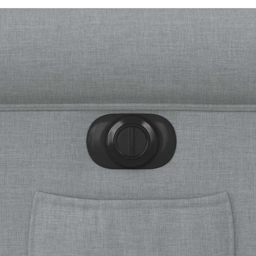 Fauteuil inclinable électrique Gris clair Tissu - 13