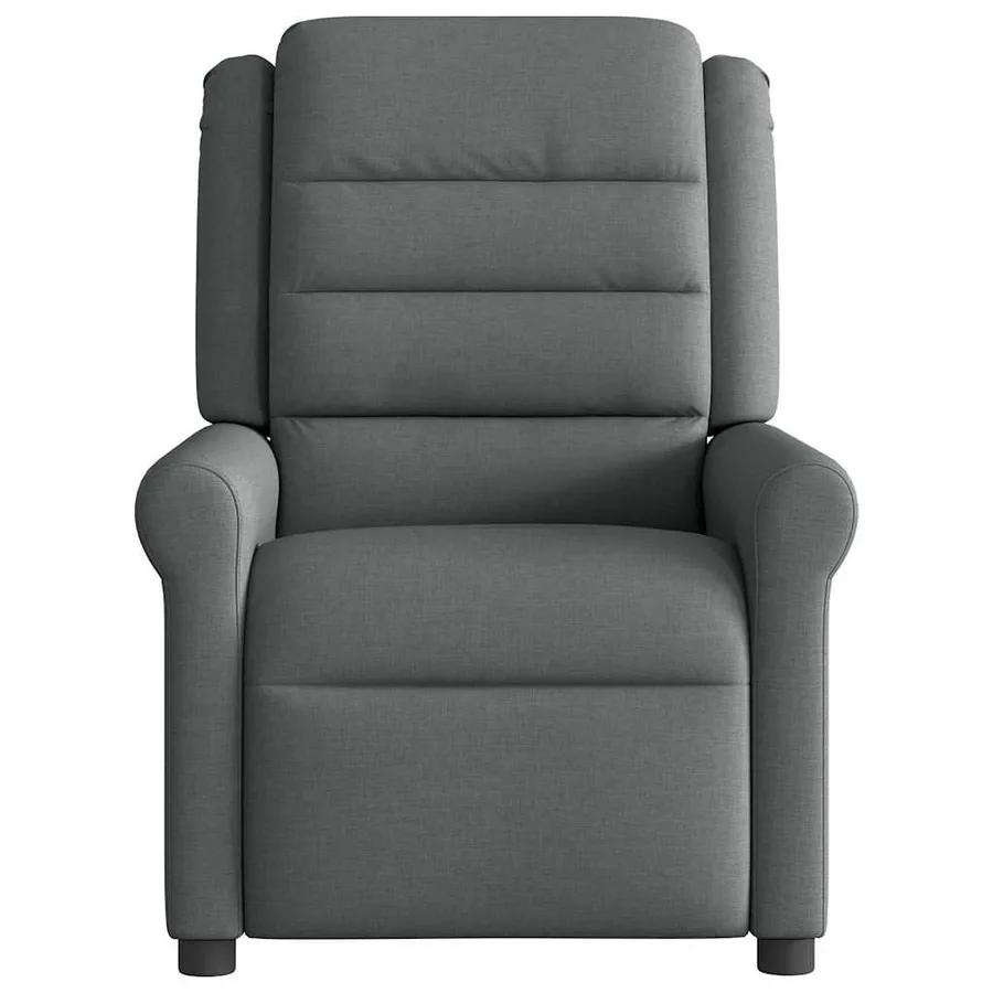 Fauteuil inclinable Gris foncé Tissu - 3