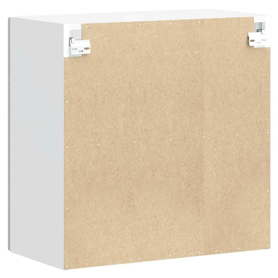 Armoire murale de cuisine avec porte vitrée "Kalmar" Bois d'ingénierie gris Sonoma - 9