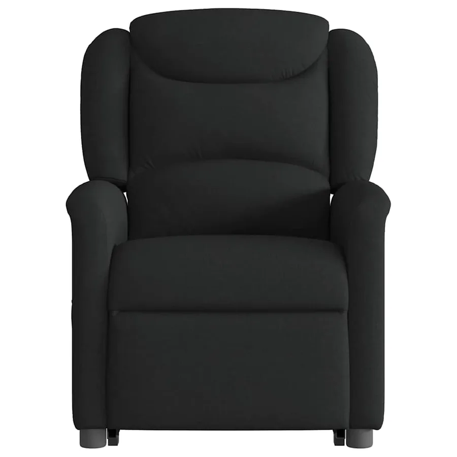 Fauteuil inclinable électrique noir tissu - 5