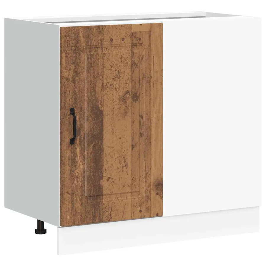 Armoire de cuisine Kalmar vieux bois bois d'ingénierie - 2