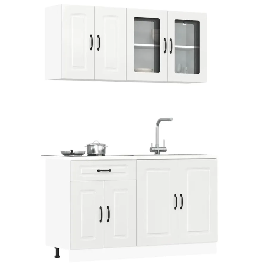 Ensemble d'armoires de cuisine 4 pcs Kalmar bois d'ingénierie