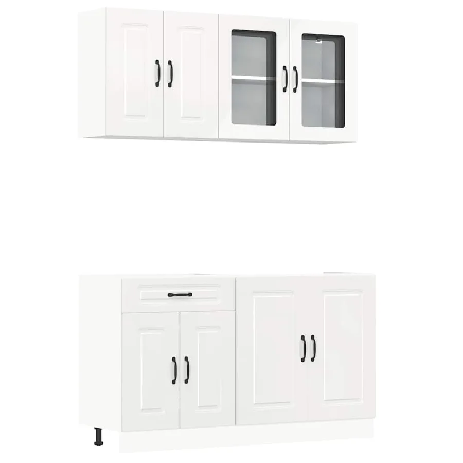 Ensemble d'armoires de cuisine 4 pcs Kalmar bois d'ingénierie - 2