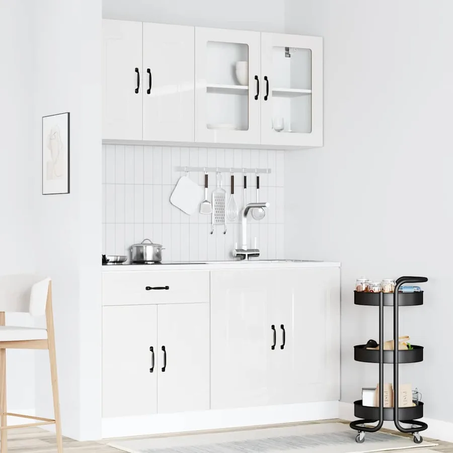 Ensemble d'armoires de cuisine 4 pcs Kalmar bois d'ingénierie - 3