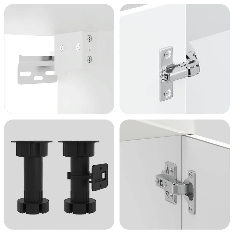 Ensemble d'armoires de cuisine 4 pcs Kalmar bois d'ingénierie - 6