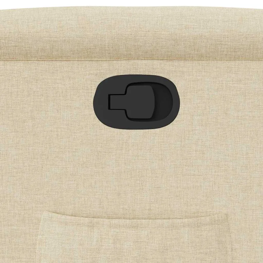 Fauteuil inclinable Crème Tissu - 12