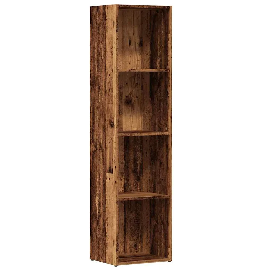 Bibliothèque vieux bois 36x30x143 cm Bois d'ingénierie - 2