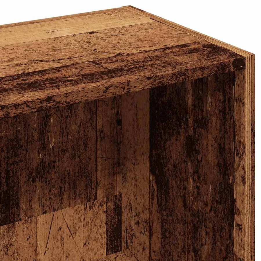 Bibliothèque vieux bois 36x30x143 cm Bois d'ingénierie - 9