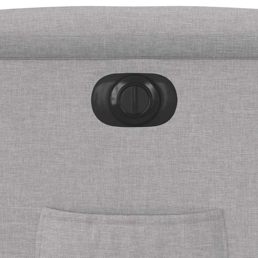 Fauteuil inclinable électrique gris nuage tissu - 13