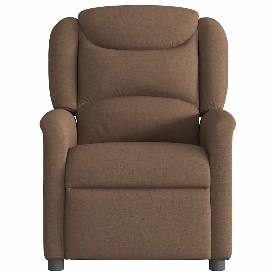 Fauteuil inclinable Marron Tissu - 3