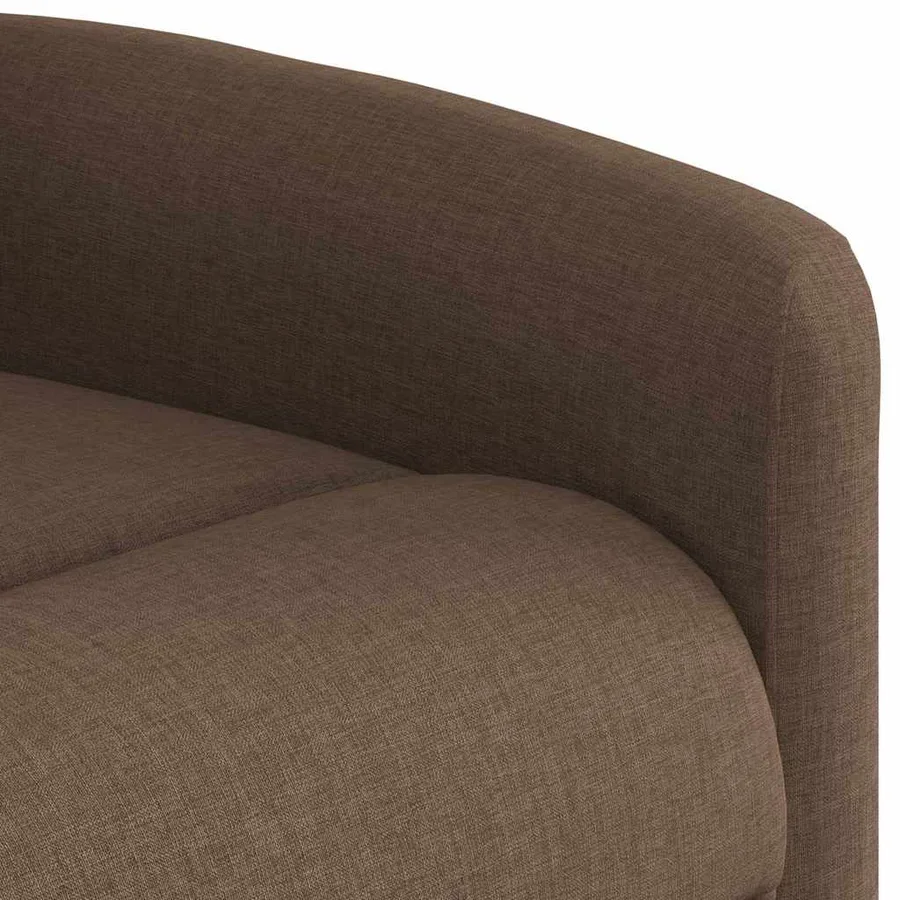 Fauteuil inclinable Marron Tissu - 8