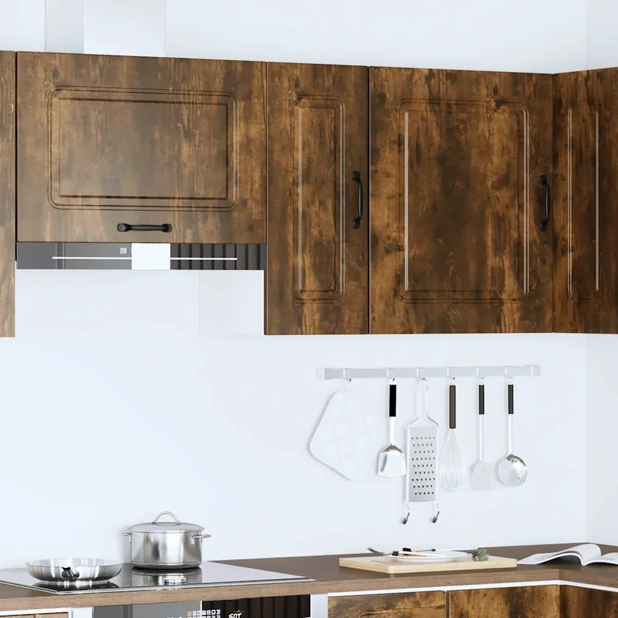 Armoire murale de cuisine Kalmar chêne fumé bois d'ingénierie - 3