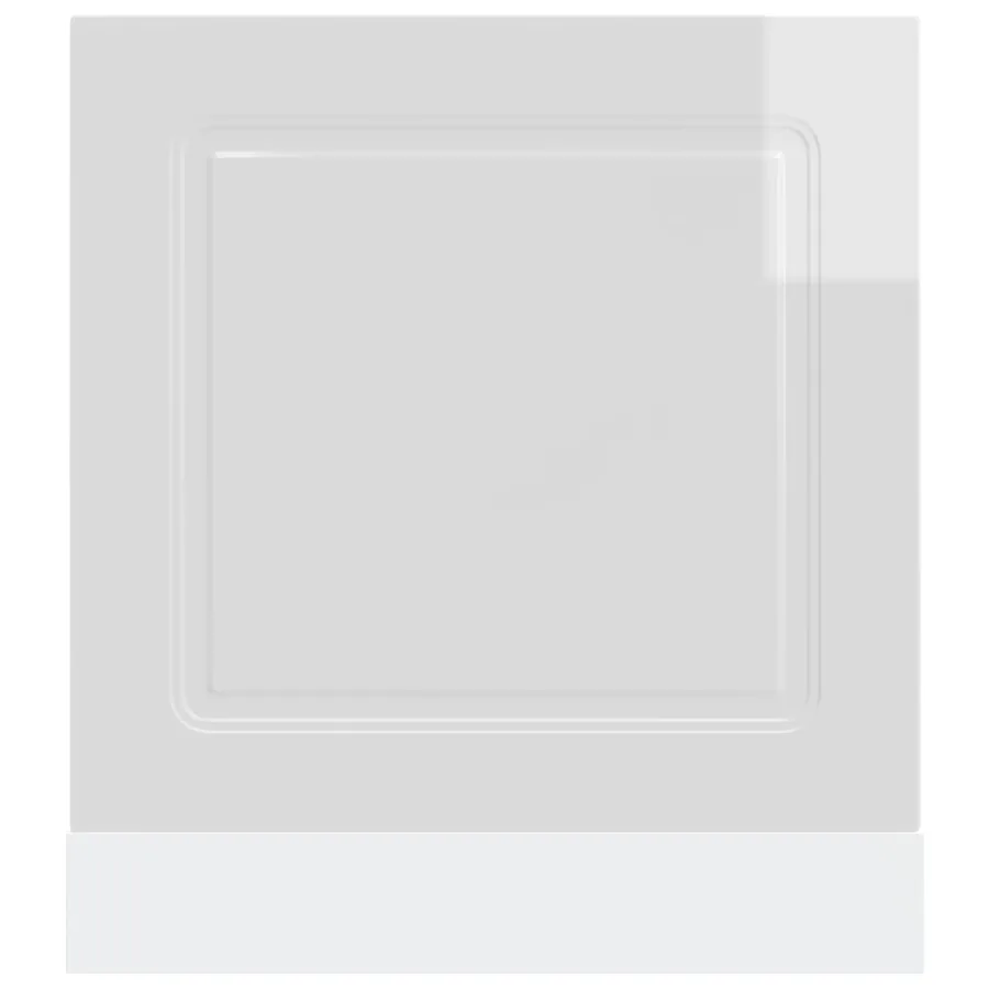 Panneau de lave-vaisselle Kalmar blanc brillant 60x1,5x57 cm - 4