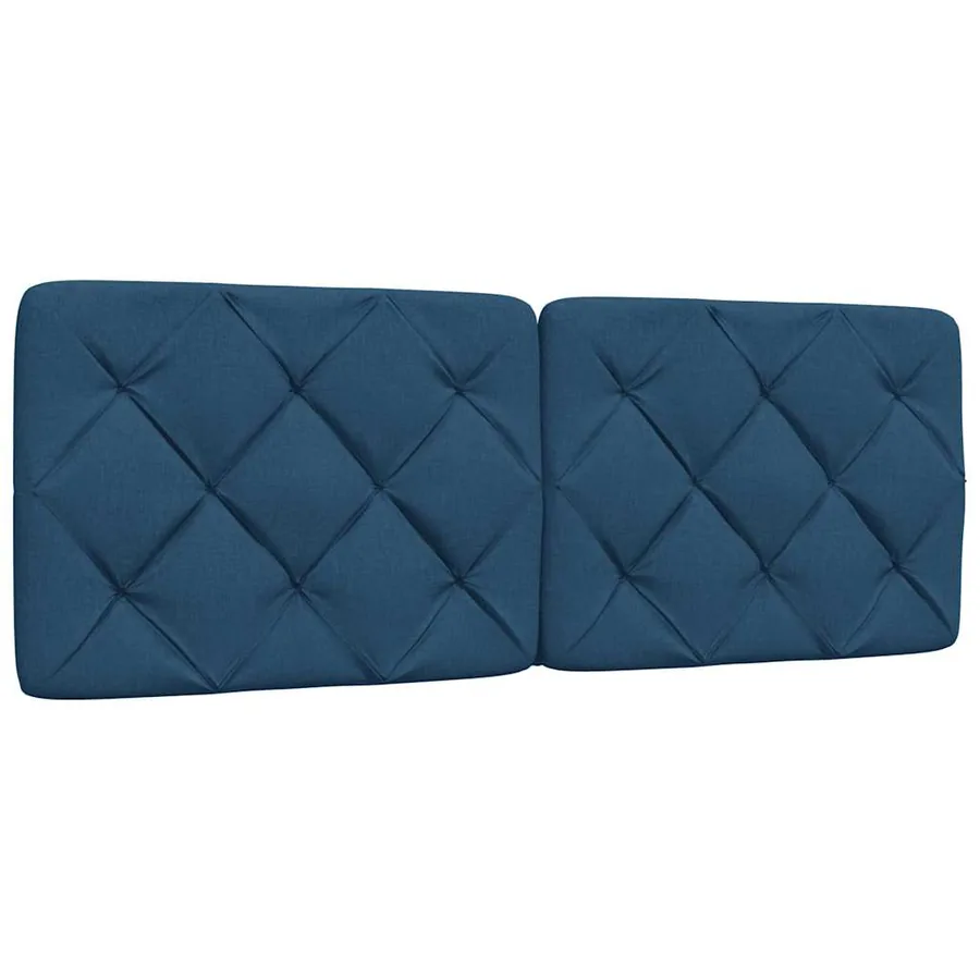 Lit avec matelas bleu 120x200 cm tissu - 9