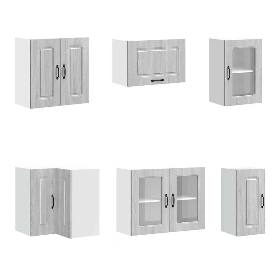 Ensemble d'armoires de cuisine 11 pcs Kalmar bois d'ingénierie - 5
