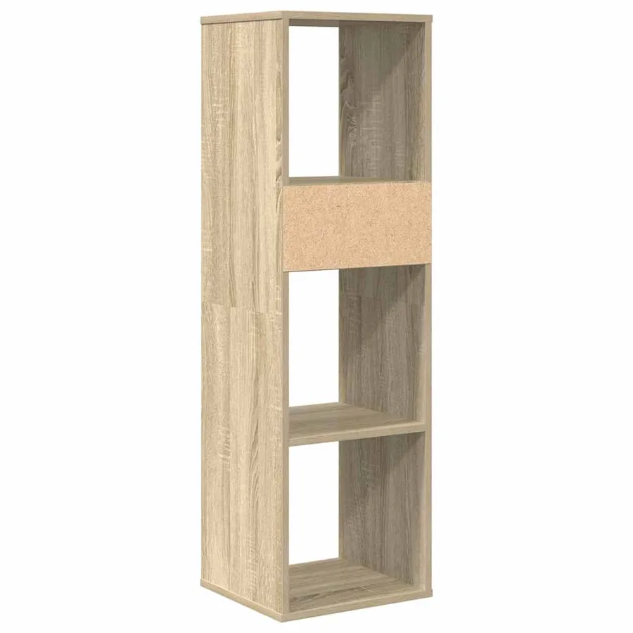 Bibliothèque chêne sonoma 34x31x112 cm bois d'ingénierie - 6