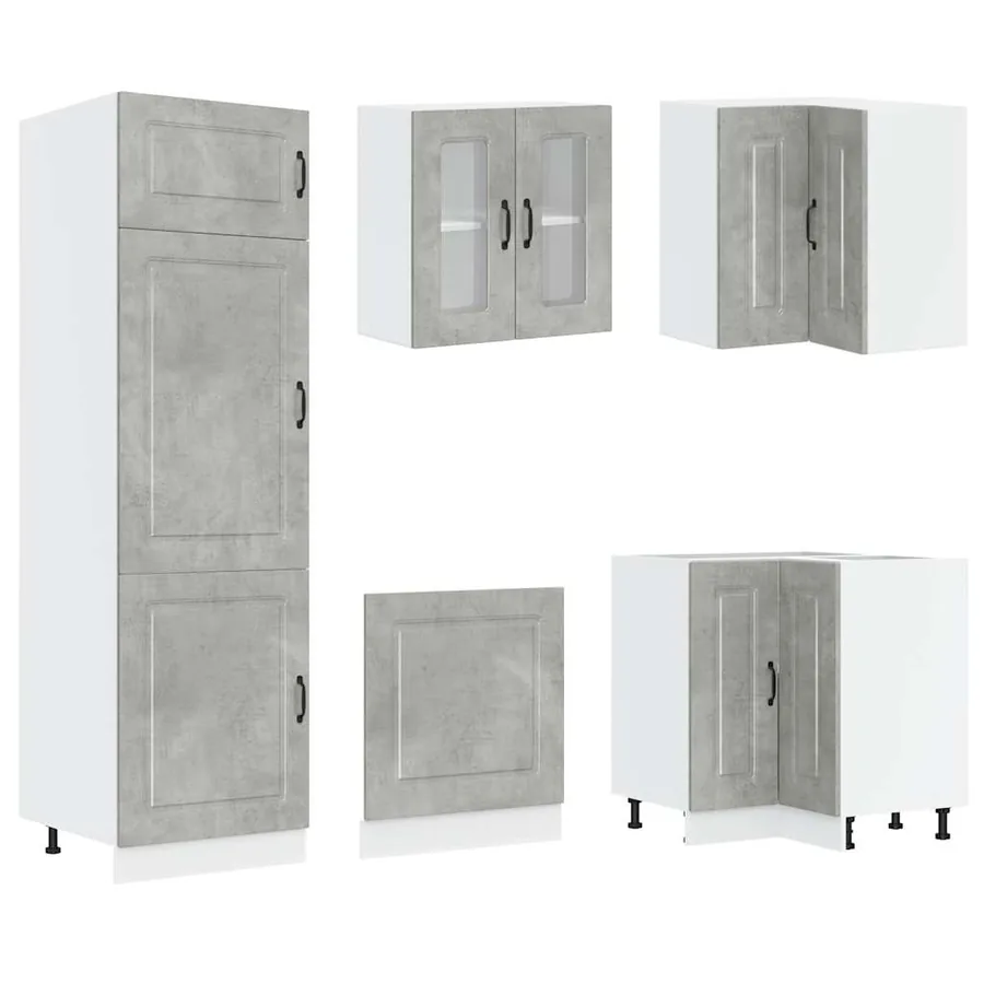 Ensemble d'armoires de cuisine 14 pcs Kalmar bois d'ingénierie - 5