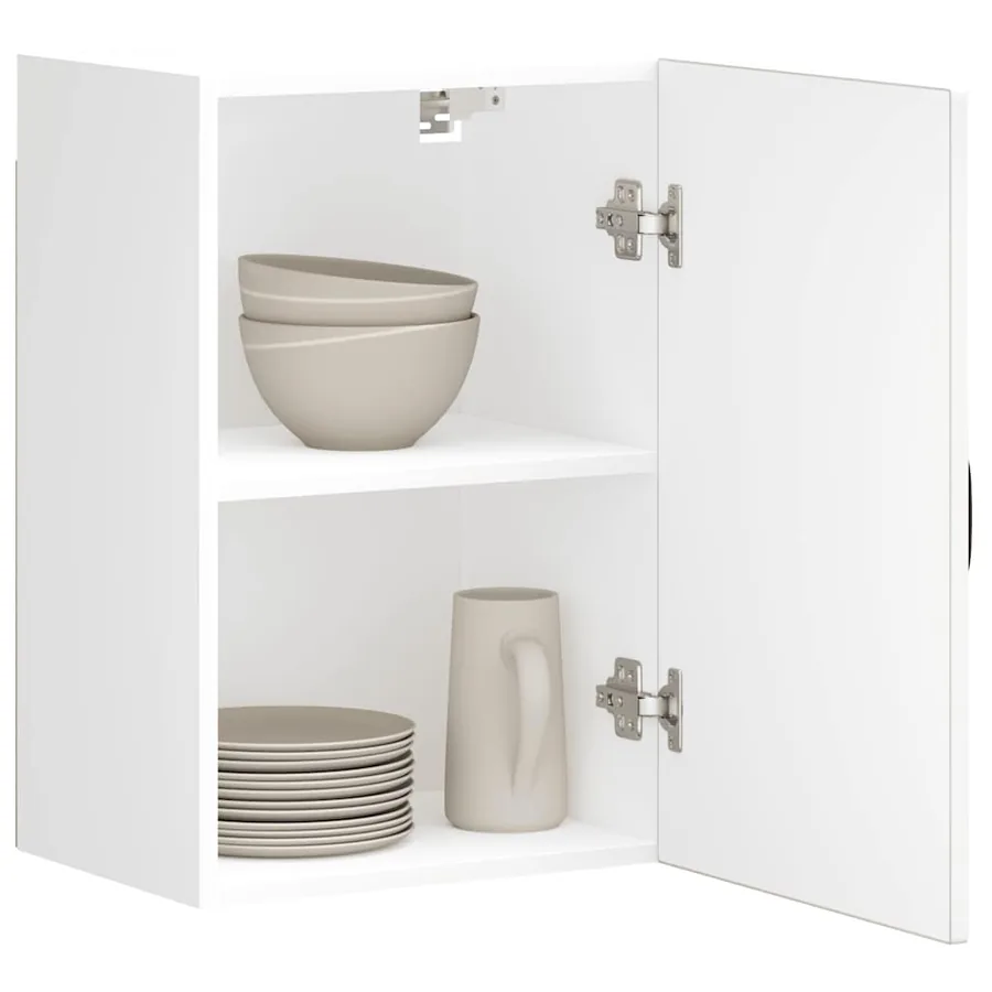 Armoire murale de cuisine Kalmar blanc brillant bois ingénierie - 4