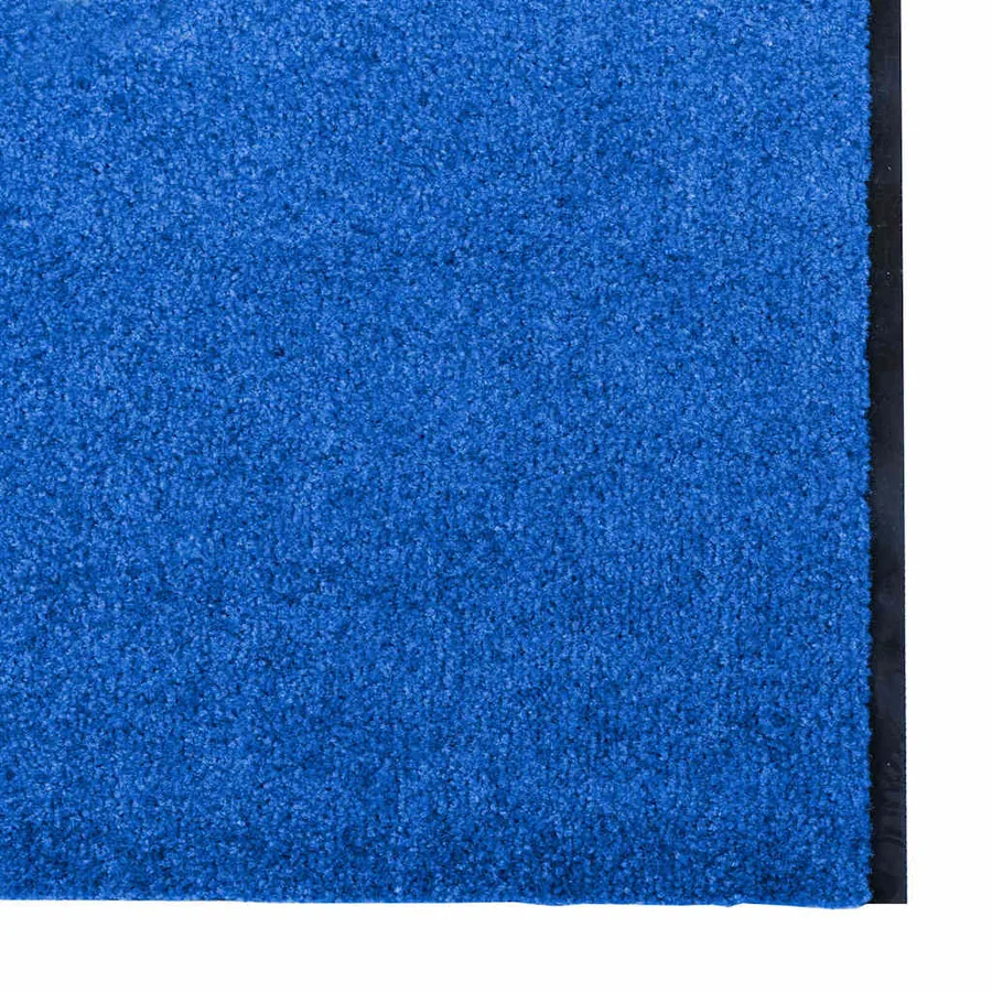 Tapis d'entrée Bleu et Noir 120 x 400 cm 100% Polyamide - 4