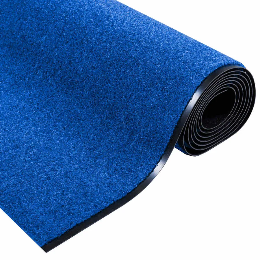 Tapis d'entrée Bleu et Noir 120 x 400 cm 100% Polyamide - 5