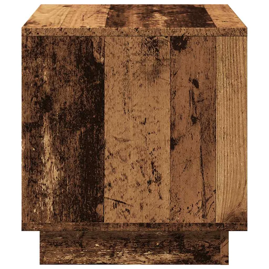 Table basse vieux bois 40x40x43 cm bois d'ingénierie - 6
