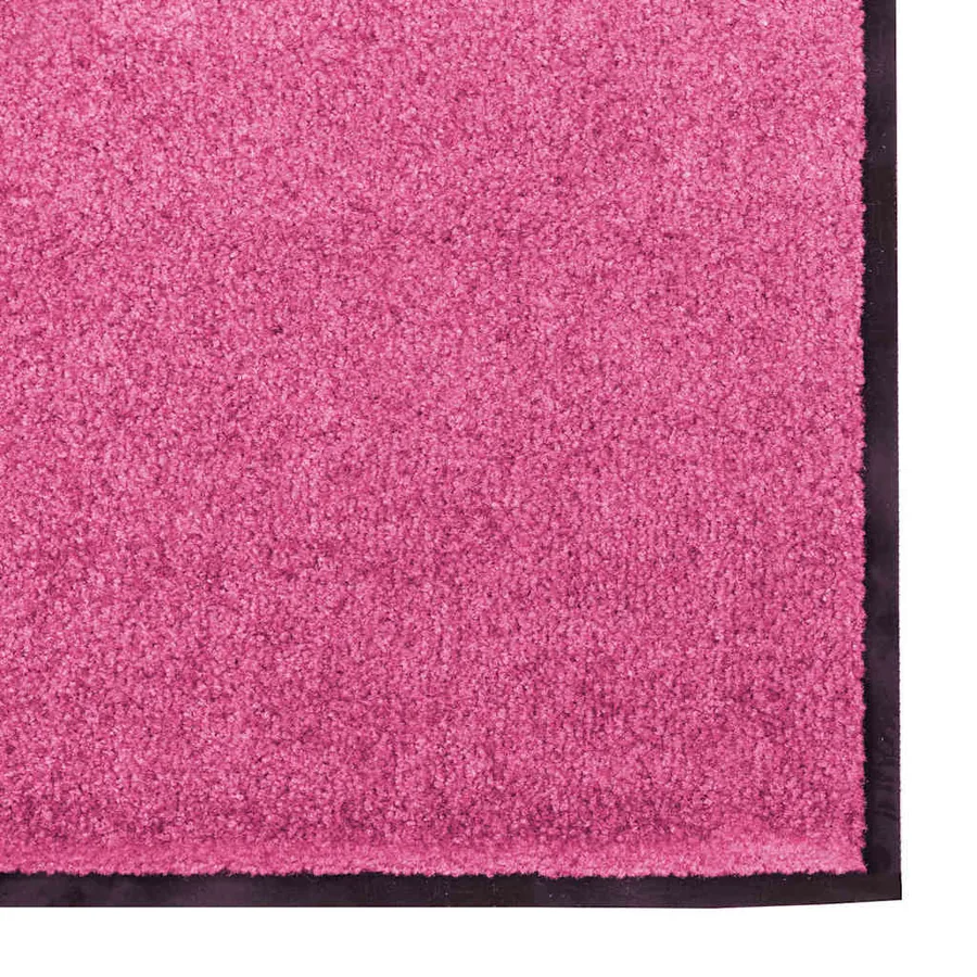 Tapis d'entrée Rose et Noir 120 x 300 cm 100% Polyamide - 4