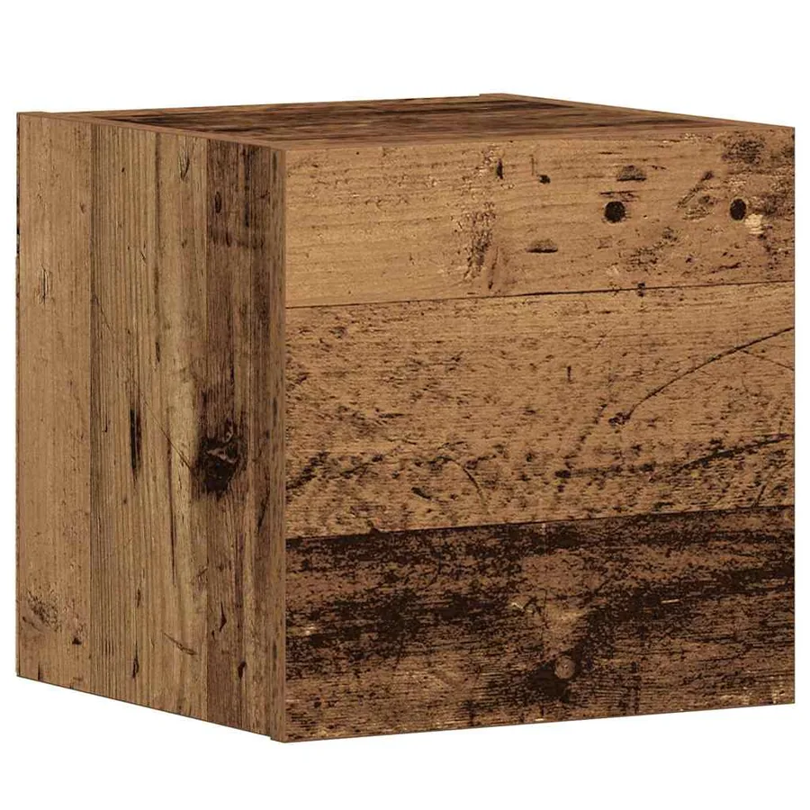 Meubles TV muraux 3 pcs vieux bois bois d'ingénierie - 6