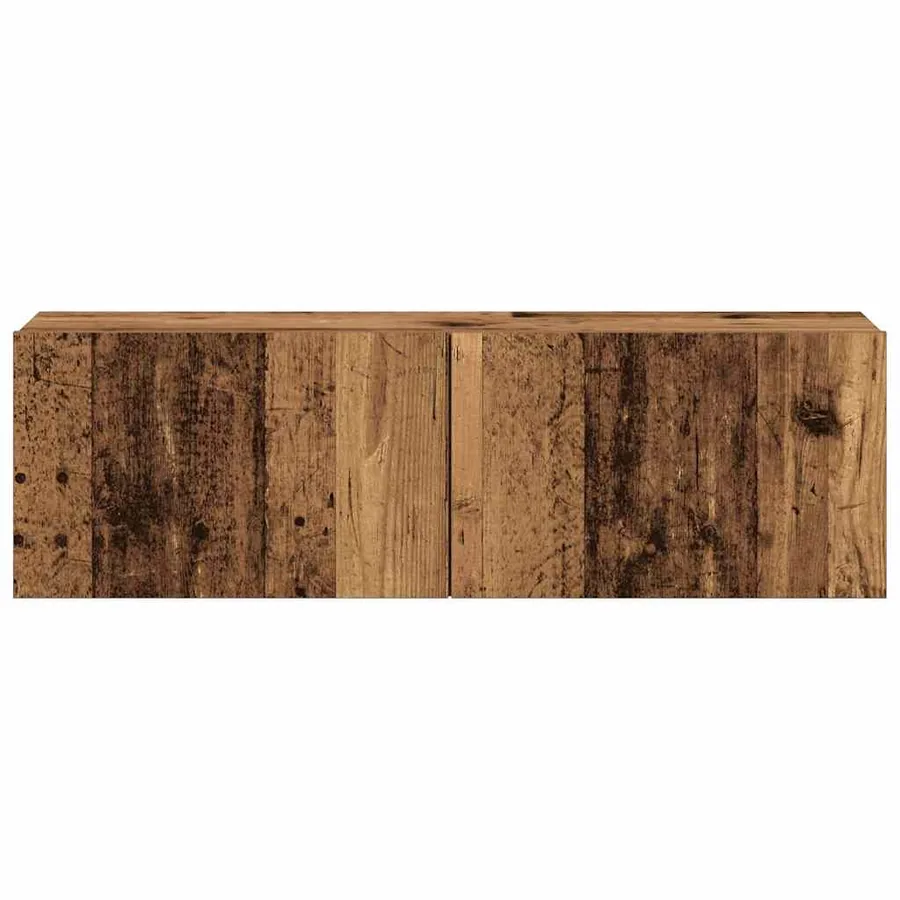 Meubles TV muraux 3 pcs vieux bois bois d'ingénierie - 7
