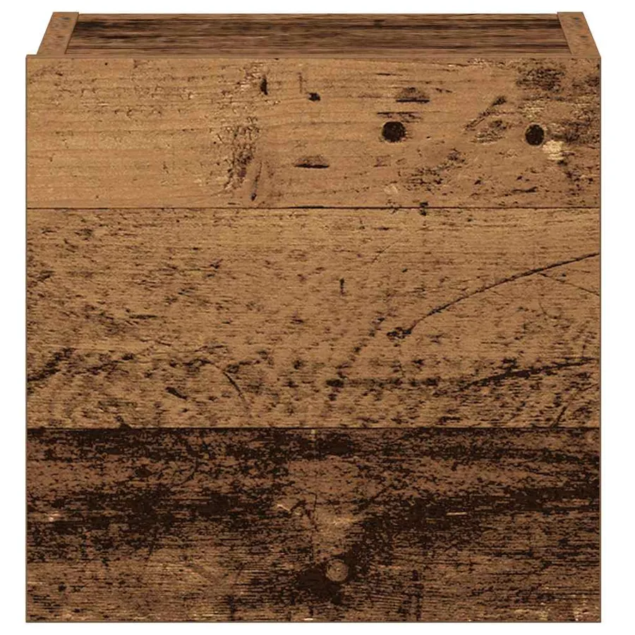 Meubles TV muraux 3 pcs vieux bois bois d'ingénierie - 9