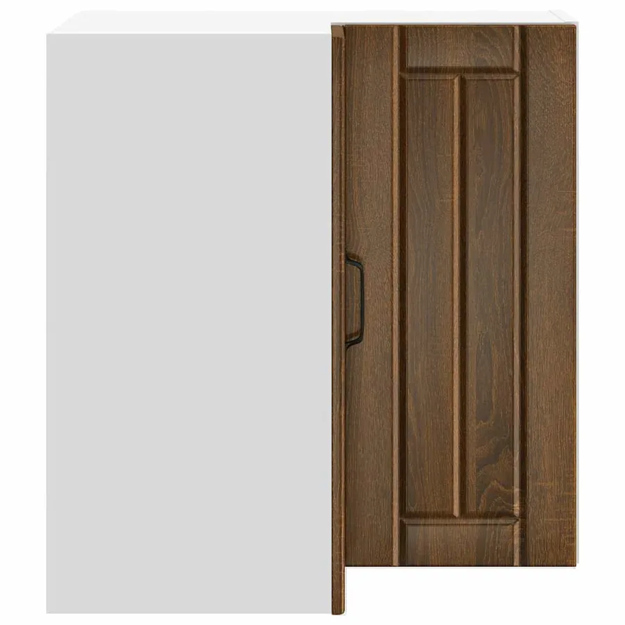 Armoire d'angle murale de cuisine Lucca chêne marron - 6