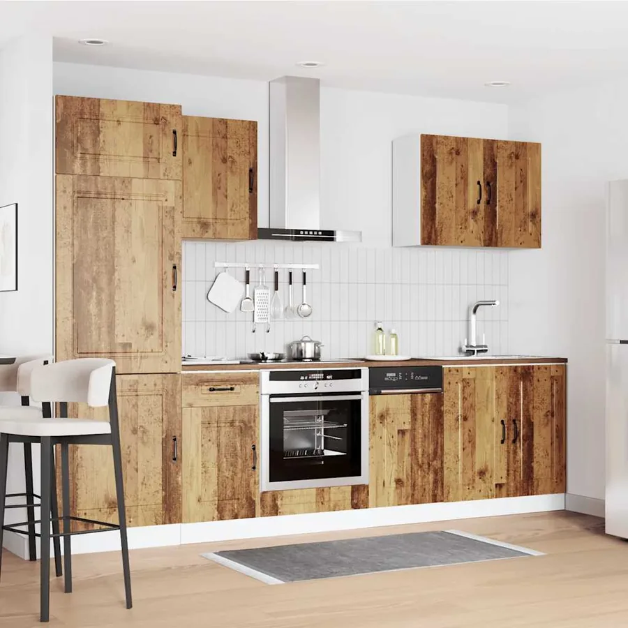 Ensemble d'armoires de cuisine 7 pcs Kalmar bois d'ingénierie - 3