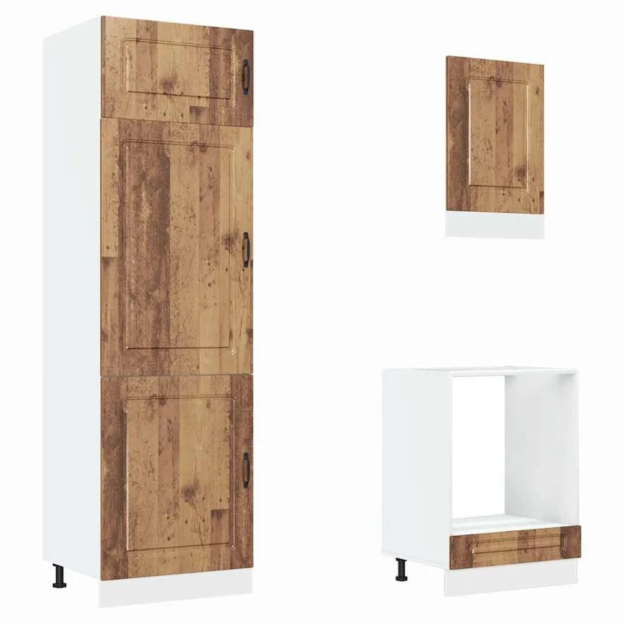 Ensemble d'armoires de cuisine 7 pcs Kalmar bois d'ingénierie - 5
