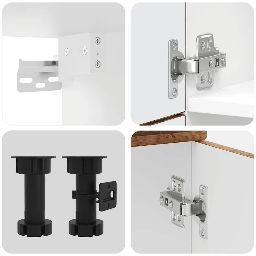 Ensemble d'armoires de cuisine 7 pcs Kalmar bois d'ingénierie - 7