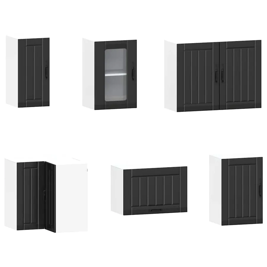 Ensemble d'armoires de cuisine 11 pcs Kalmar bois d'ingénierie - 5
