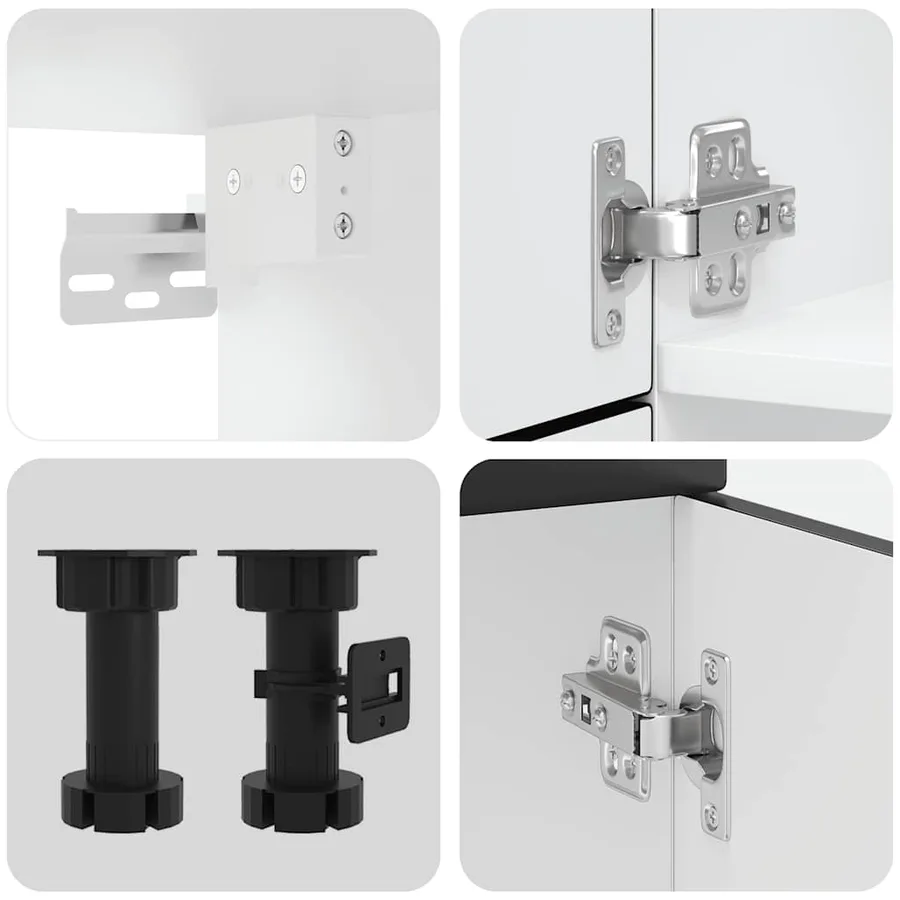 Ensemble d'armoires de cuisine 7 pcs Kalmar bois d'ingénierie - 7