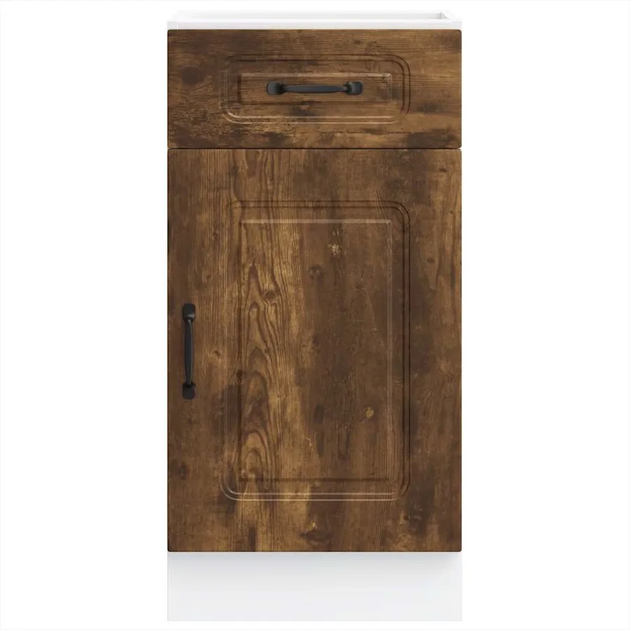 Armoire de cuisine Kalmar chêne fumé bois d'ingénierie - 4