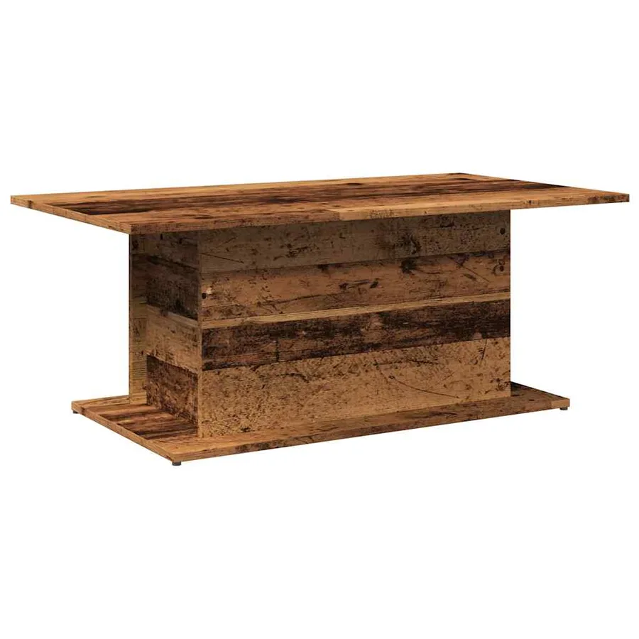 Table basse vieux bois 102x55,5x40 cm bois d'ingénierie - 5