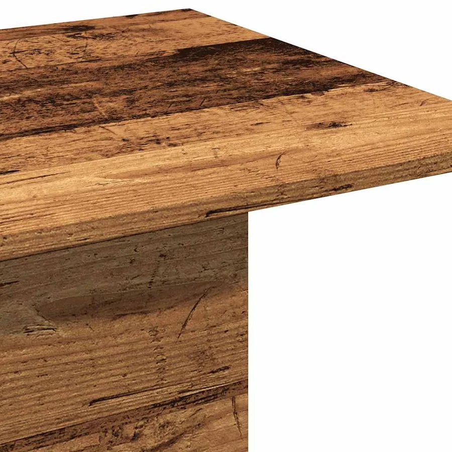 Table basse vieux bois 102x55,5x40 cm bois d'ingénierie - 7