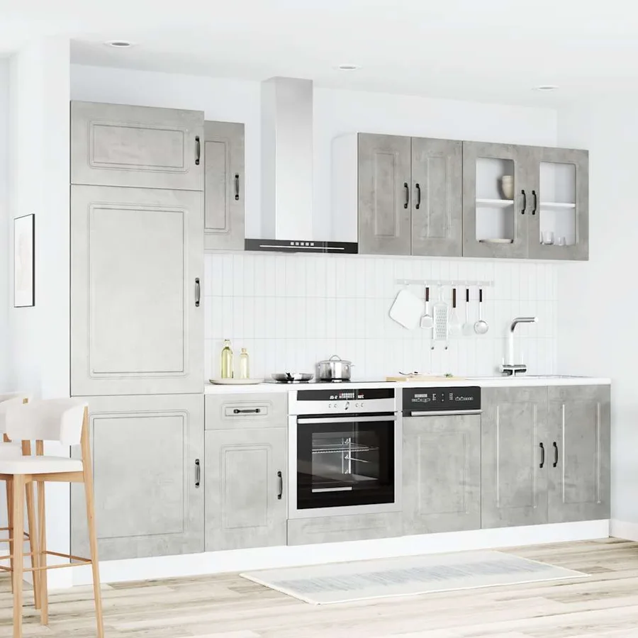 Ensemble d'armoires de cuisine 8 pcs Kalmar bois d'ingénierie - 3