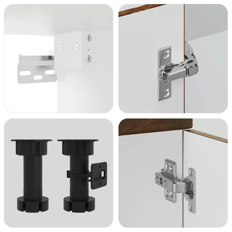Ensemble d'armoires de cuisine 8 pcs Kalmar bois d'ingénierie - 6