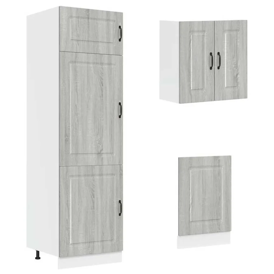Ensemble d'armoires de cuisine 8 pcs Kalmar bois d'ingénierie - 5