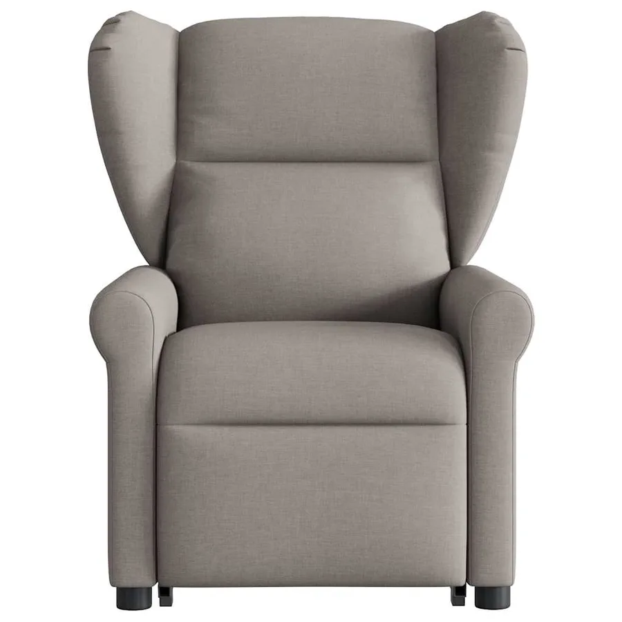 Fauteuil inclinable électrique taupe tissu - 4