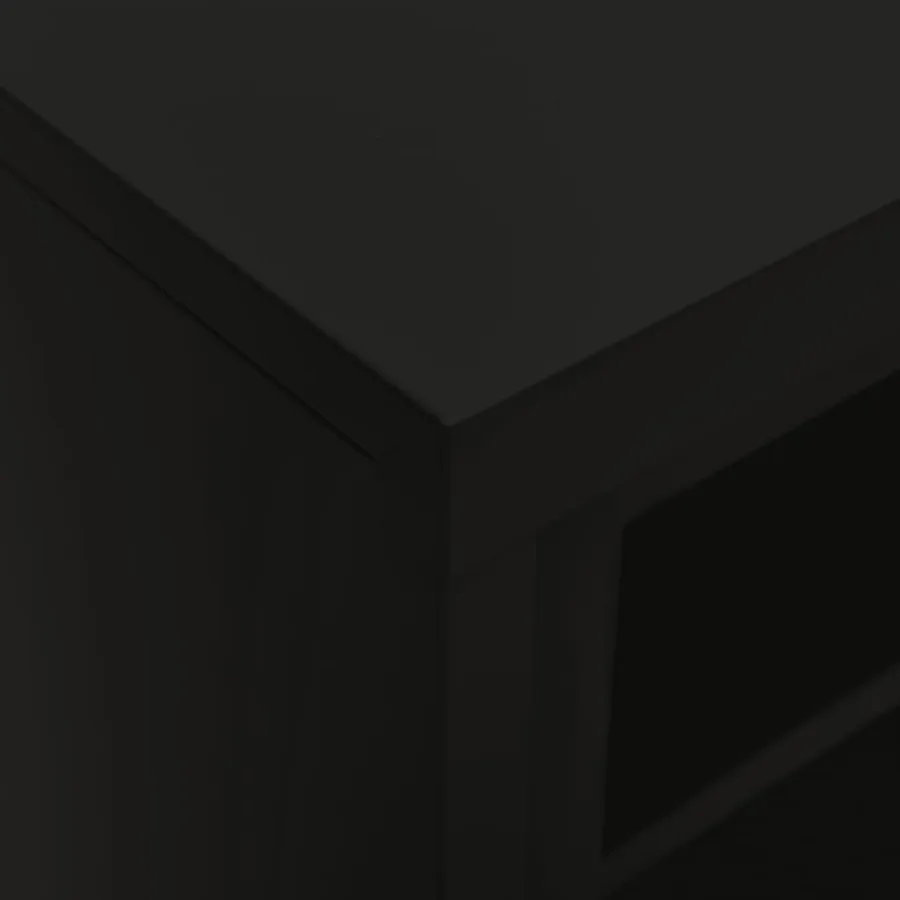 Armoire à portes coulissantes Noir 90x40x90 cm Acier - 6
