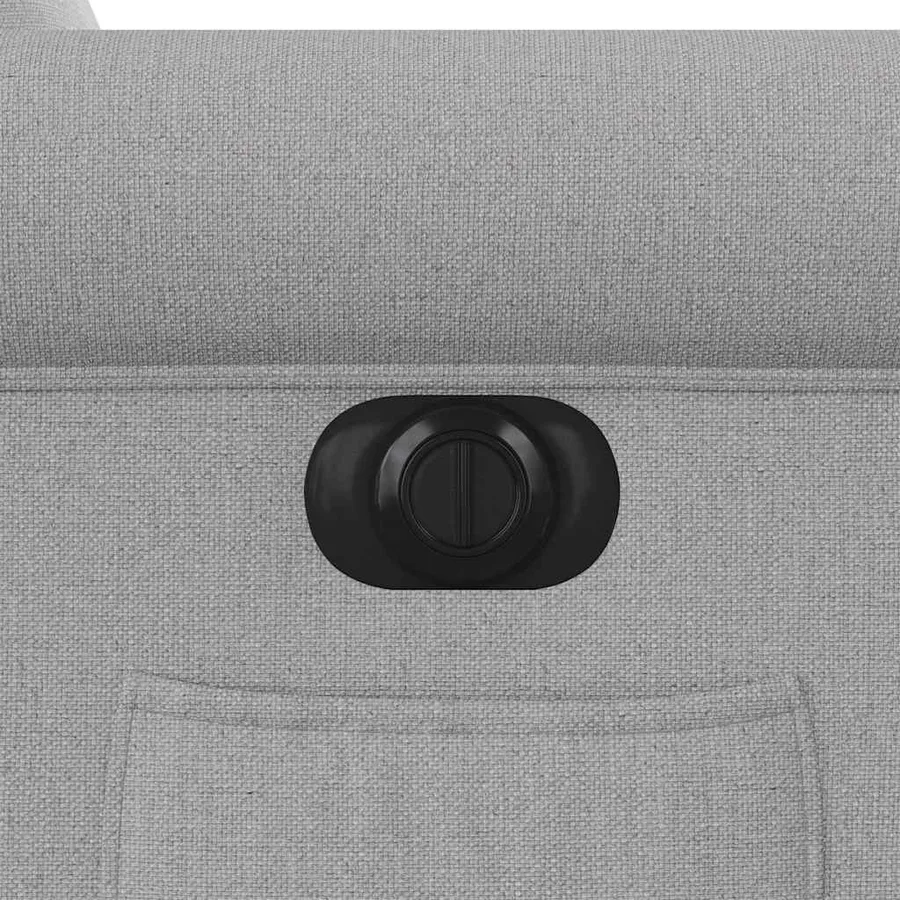 Fauteuil inclinable électrique gris nuage tissu - 13