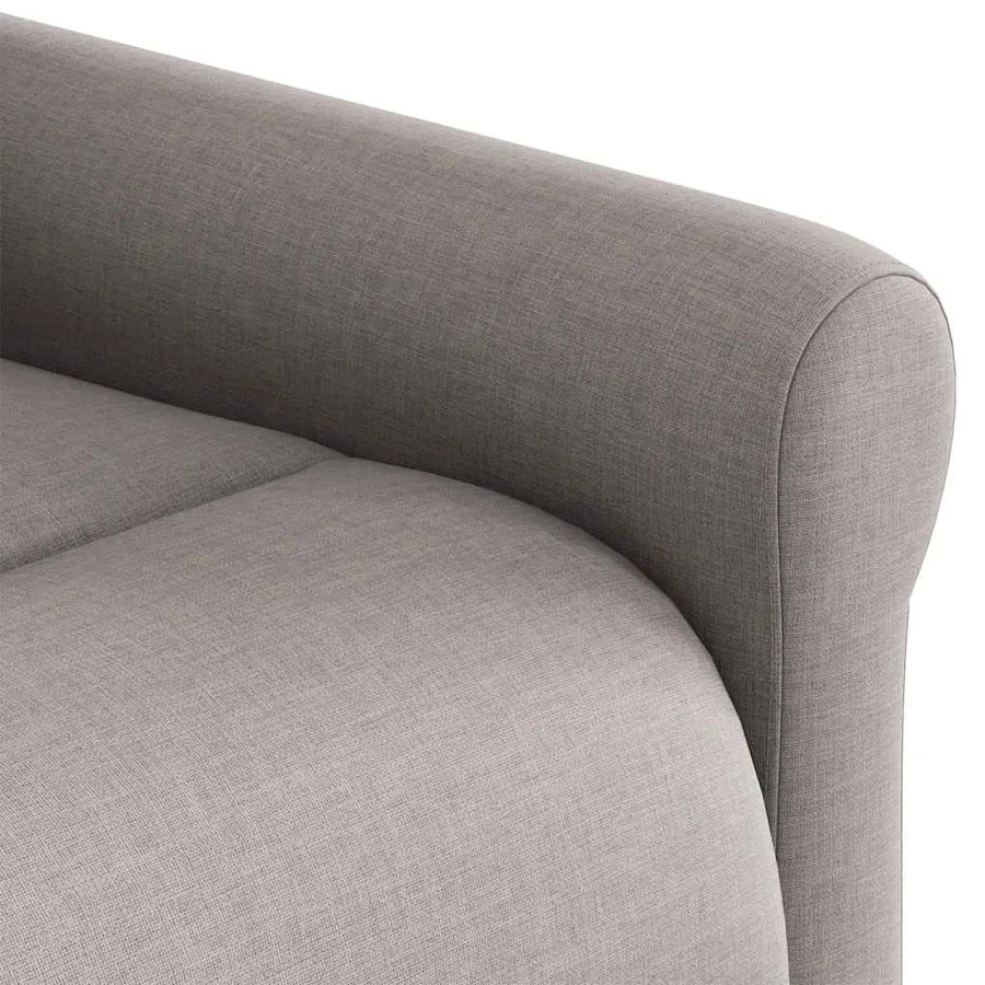 Fauteuil inclinable de massage Taupe Tissu - 11