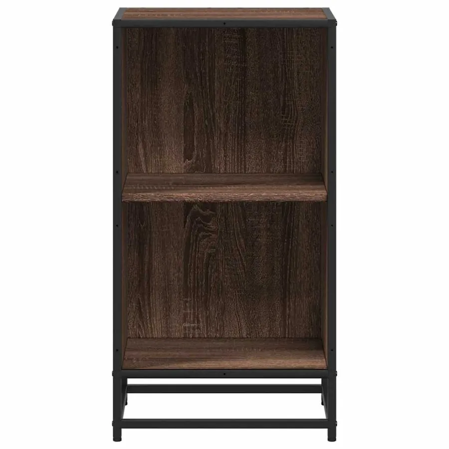 Bibliothèque chêne marron 40x35x76 cm bois d'ingénierie - 4