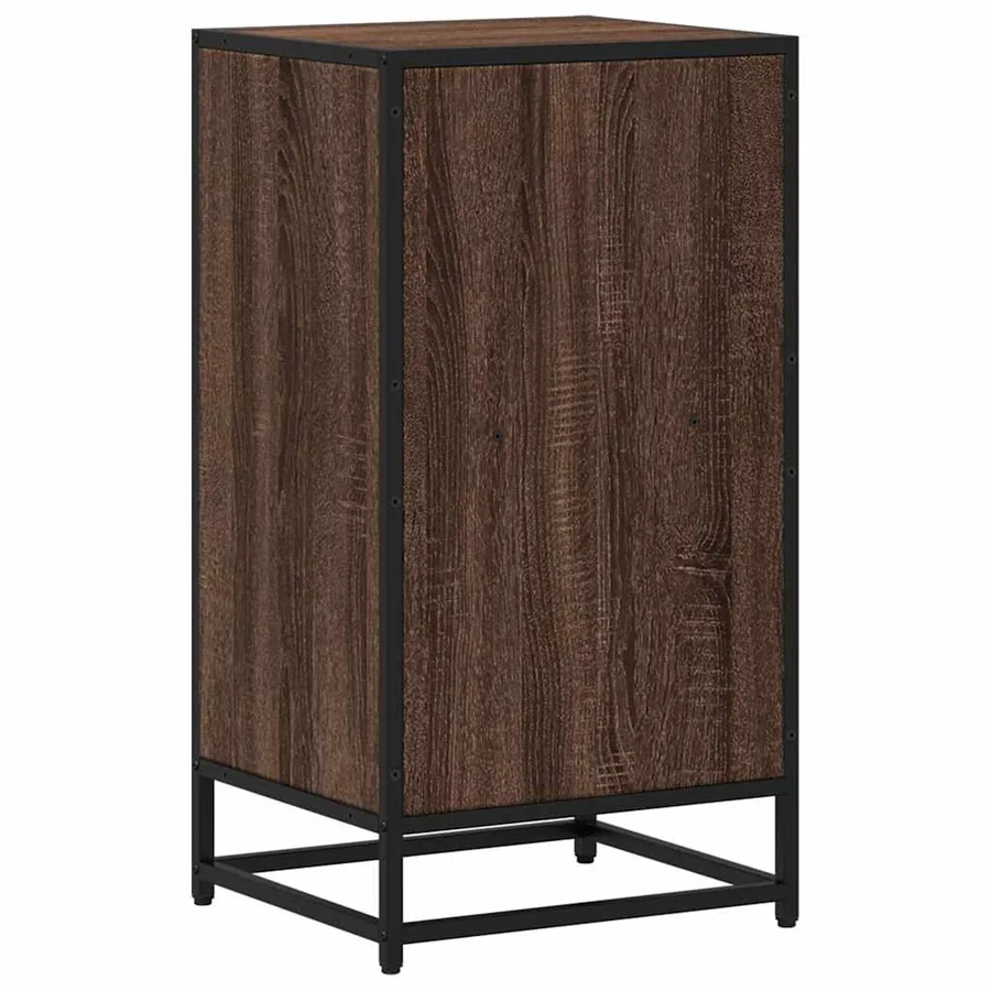 Bibliothèque chêne marron 40x35x76 cm bois d'ingénierie - 6